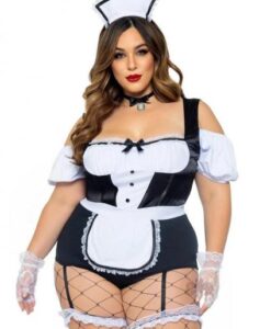 Foxy Frenchie 3pc 3x/4x Blk/wht