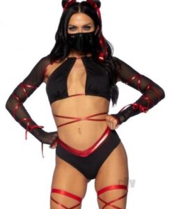 Lethal Ninja 5pc Md Blk/red