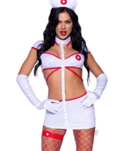 Heartstopping Nurse 4pc Xs White