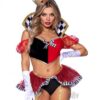 Wicked Wonderland Queen 3pc Md Blk/red