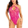 Seamless Heart Halter Teddy Os Mag