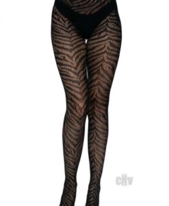 Zebra Net Tights Os Black