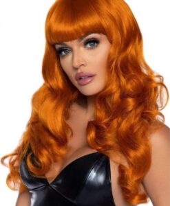 Misfit Long Wavy Bang Wig O/s Ginger