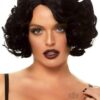 Curly Bob Wig O/s Black
