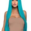 Long Straight 33 Cntr Part Wig O/s Tur