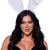 Ruffle Bunny Ears O/s White