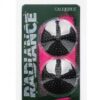 Radiance Round Pasties Black