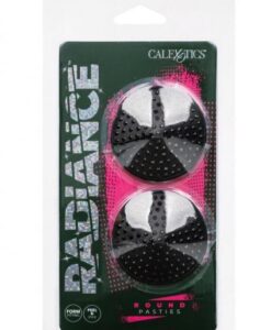 Radiance Round Pasties Black