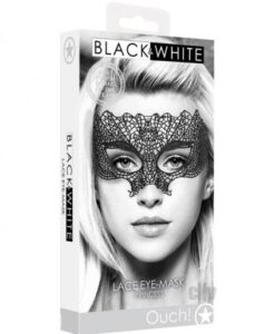 Ouch Lace Eye Mask Princess Black