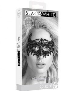 Ouch Lace Eye Mask Empress Black