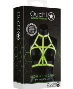 Ouch Bra Harness Gitd L/xl
