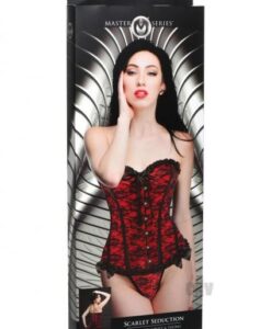 Ms Scarlet Seduction Corset Thong Md