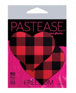 Pastease Premium Holiday Hearts  - Plaid O/s