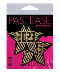 Pastease 2023 New Years Star - Gold O/s