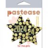 Pastease 2024 New Year Star - Black/gold O/s