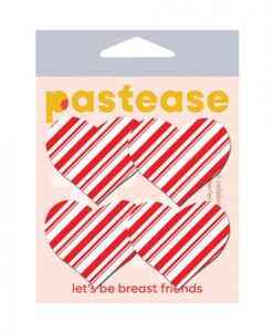 Pastease Premium Holiday Petites Candy Cane Heart - Red/white O/s