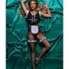 Role Play Mischievous Maid 6 Pc Set Black/white S/m