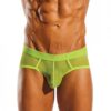 Cocksox Mesh Contour Pouch Sports Brief Citrus Green Md
