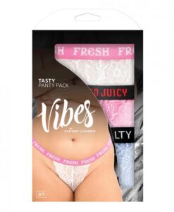 Vibes Tasty 3 Pack Thongs Assorted Colors Qn