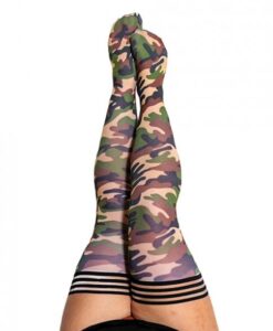 Kix'ies Alex Thigh High Camouflage D