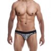 Male Basics Mob Aero Jock Zebra Sm