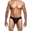 Male Basics Neon Thong Red Xl