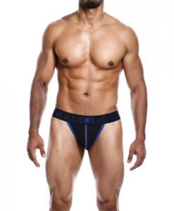 Male Basics Neon Thong Royal Sm