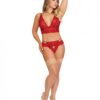 Sugar & Spice Bra & Panty Red S/m