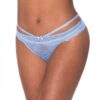 Ooh La Lace Peek-a-boo Cheeky Panty Periwinkle S/m
