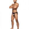 Galactic Sheer Poly Spandex Strappy Ring Jock Multi Color S/m
