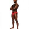 Sassy Lace Skirt Jock Red L/xl
