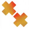 Neva Nude Chameleon Color Changing X Factor Pasties - Orange/yellow
