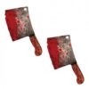 Neva Nude Butcher Knife Pasties - Red O/s