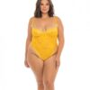 Lexi High Leg Lace Teddy Gold Fusion 2x