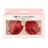 Diamond Reuseable Tassel Pasties - Red O/s