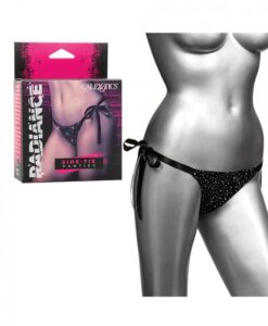 Radiance Side Tie Panties - Black O/s