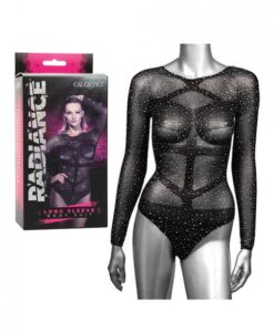 Radiance Long Sleeve Body Suit - Black O/s