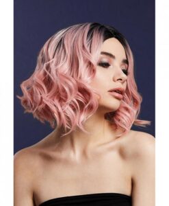 Smiffy The Fever Wig Collection Kourtney - Baby Pink