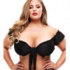 Teacher's Pet School Girl Tie Top Black 1x