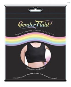 Gender Fluid Chest Compression Binder  - Xxl Black
