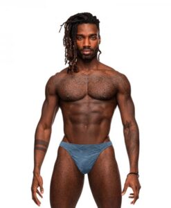 Male Power Inter-mingle Bong V Thong Blue S/m