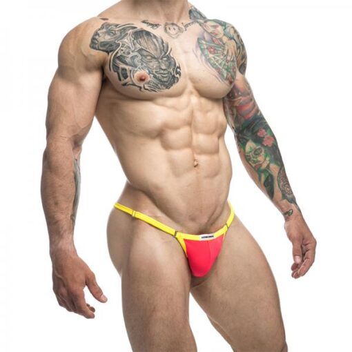 Malebasics Justin + Simon Bikini One Coral O/s