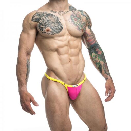 Malebasics Justin + Simon Bikini One Hot Pink O/s