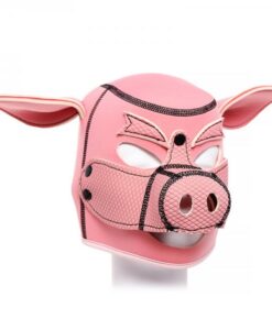Ple'sur Neoprene Pig Mask Hood Pink