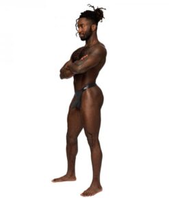 Male Power Easy Breezy Thong Sleeve Black S/m