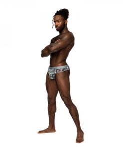 Male Power Sheer Prints Sheer Thong Optical L/xl
