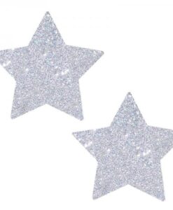 Neva Nude Pasty Starry Nights Silver Glitter