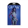 Fantasy Lingerie Glow Night Vision Glow-in-the-dark Lace Strappy Teddy White M/l