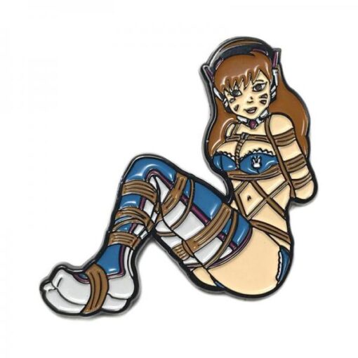 Geeky & Kinky Blue Bound D.va Pin