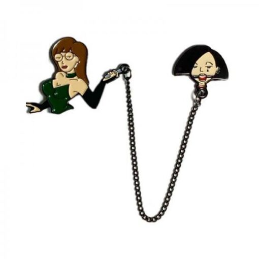 Geeky & Kinky Mistress D & Sub J Duo Pin